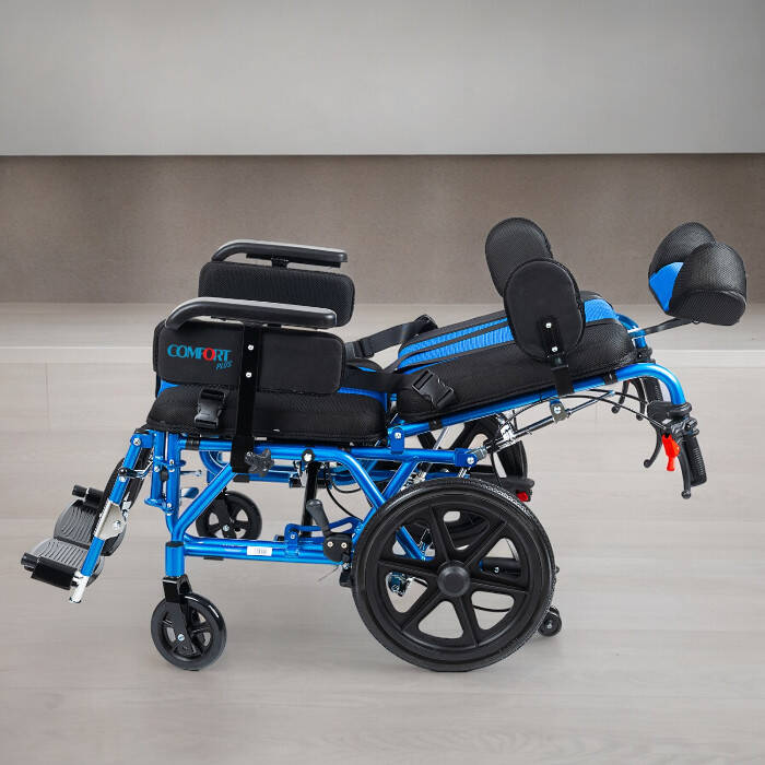 Comfort PLus DY01958LBCJ-44 CP Yetişkin Spastik Tekerlekli Sandalye