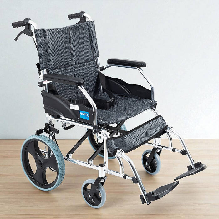 Comfort Plus KY863LABJ -A12 Füme Alüminyum Transfer Özellikli Tekerlekli Sandalye