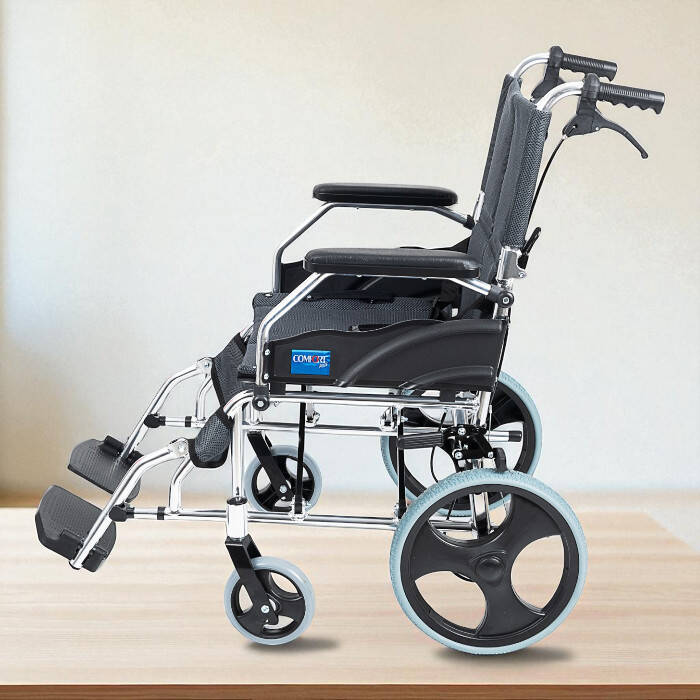 Comfort Plus KY863LABJ -A12 Füme Alüminyum Transfer Özellikli Tekerlekli Sandalye