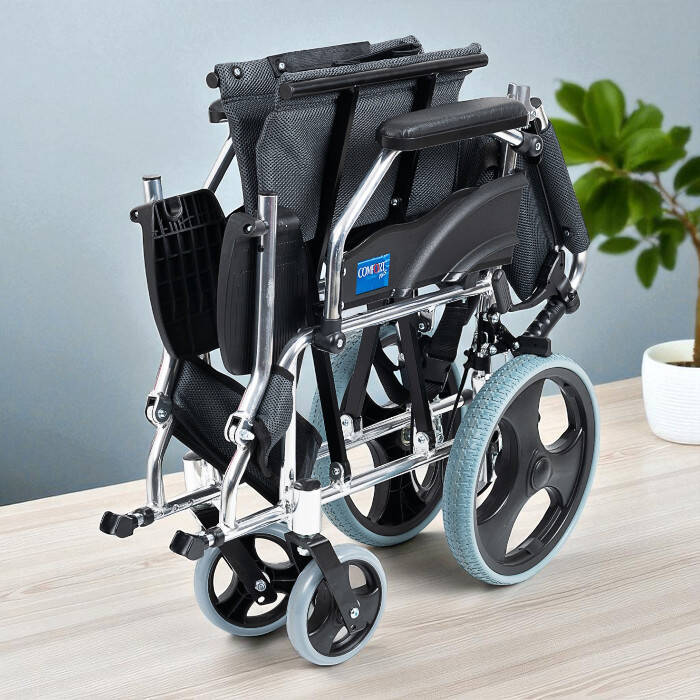Comfort Plus KY863LABJ -A12 Füme Alüminyum Transfer Özellikli Tekerlekli Sandalye