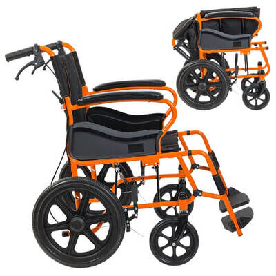 Golfi G105 Refakatçi (Hasta Transfer) Tekerlekli Sandalyesi