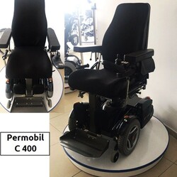 Permobil C400 Akülü Sandalye Özellik ve Ölçüleri - Thumbnail