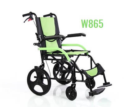 Wollex W865 Refakatçi Tekerlekli Sandalye Hasta taşıma sandalyesi