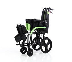 Wollex W865 Refakatçi Tekerlekli Sandalye Hasta taşıma sandalyesi - Thumbnail