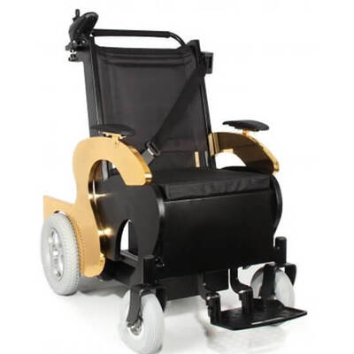 Wollex Jetline-Gold Refakatçi Kullanımlı Akülü Sandalye