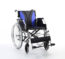 Wollex W217 Hafif Katlanır Tekerlekli Sandalye - Thumbnail