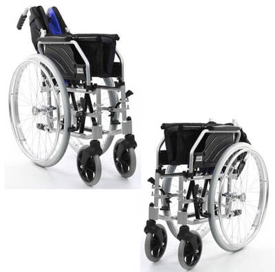 Wollex W217 Hafif Katlanır Tekerlekli Sandalye
