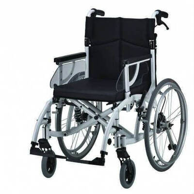 Wollex W505 Amortisörlü Alüminyum Tekerlekli Sandalye