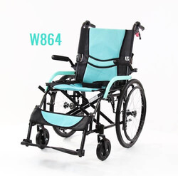 Wollex W864 Refakatçi Kullanımlı Tekerlekli Sandalye - Thumbnail